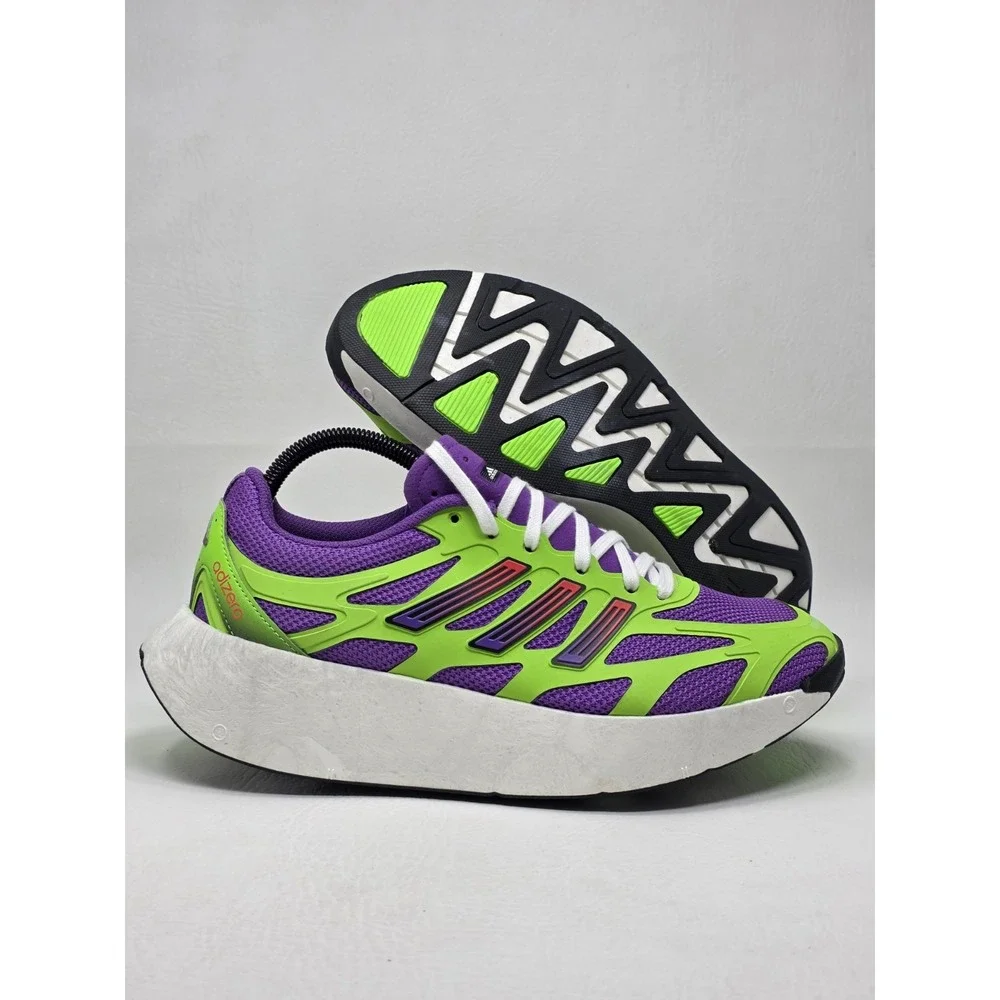 adidas Adizero Aruku Size 7.5 Womens Sneakers Purple Solar Green JP5566 New